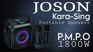 JOSON KARA-SING   | 1800W PMPO | Aiwa Rebrand | Aiwa Since 1951  | Portable Karaoke  | Full review