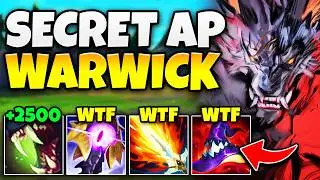 Warwick was designed to be an AP champion and this video proves it... (Q HEALS 2500)