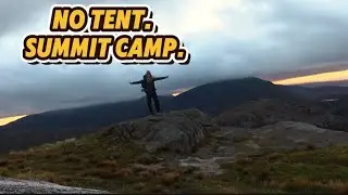 Wild camping on Slieve Doan | no tent ,just a bivvy  