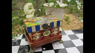 МАСТЕР КЛАСС Декор Шкатулки в стиле  MacKenzie MASTER CLASS of jewelry box Decor