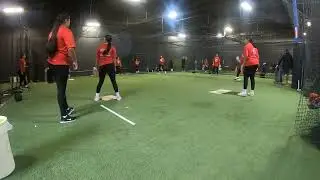 Working on fundamentals, fielding drills and agility.  