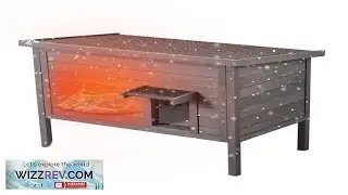 VEVOR Outdoor Cat House Weatherproof Feral Cat Shelter for Multiple Cats Outdoor