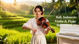 Bali, Indonesia Violin & Piano Relaxation 🌙 | 1 Hour Peaceful Classical Music for Sleep & Focus 🧘&zwj;♀