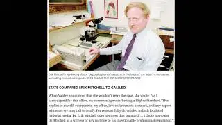 DA William Fitzpatrick and Dr. Erik Mitchell 40 Years of Corruption. Evid. Hector Rivas Case 10-1300