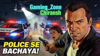 POLICE SE BACHAYA! 🚨 गुंडे को  | GTA 5 Intense Rescue Mission! 🔥 