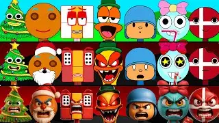 Incredibox Sprunki OC Phase 1 to Phase 3 Pato, Pocoyo(Como lo mueve lo lo), Christmas, Steven,Twelve
