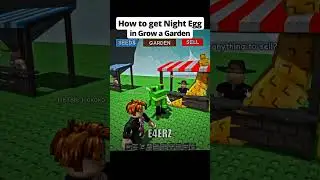 How to get Night Egg in Grow a Garden 💀 #growagarden #fyp #shorts #viralvideo