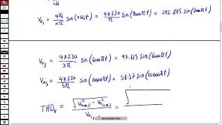 Full Bridge inverter RLC Load