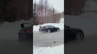 SUPRA SNOW DRIFT #shorts #supercars #supra #jdmnation #drift