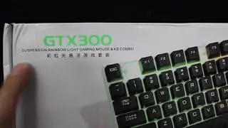 Keyboard Gaming RGB with Mouse - GTX300 - Black