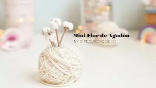 Tutorial crochet: mini flores de algodón