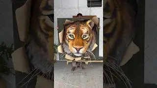 3D Tiger Art #art #painting #artwork #artist
