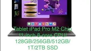 iPad Pro M2 Chip 11-inch | Genuine Tablet with 8-Core CPU & Up to 2TB Storage!