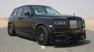 Rolls Royce Cullinan Onyx Concept in Diamond Black Exterior with Matte Forged Carbon Fiber Parts