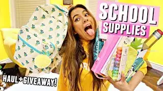 Back To School Supplies Haul + GIVEAWAY 2018!✏️