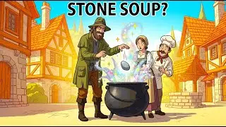 The Traveler's Magical Stone Soup 🌟 | English Bedtime Stories | Classic Fables Animated