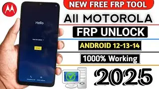 All Moto FRP Unlock Tool | How to Bypass Google Lock on Motorola in 2025 | Free Moto Frp Tool 2025