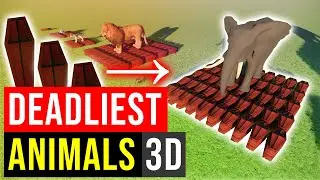 Most Dangerous Animals Comparison 3D