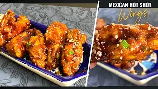 Mexican Hot Shot Wings | Spicy Chicken Wings | Spicy BBQ Chicken Wings Recipe | Fried Chicken Wings