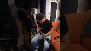 PARTY MAN BTS 2 Some lead work in the studio #elixirstrings #guitar #guitarist #guitarsolo #newmusic
