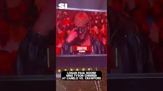 Logan Paul Booed, Mike Tyson Cheered at Canelo vs. Crawford | Sports Illustrated