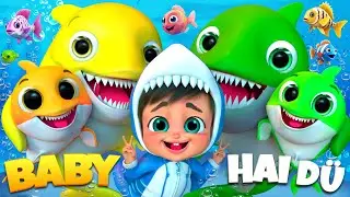 Baby Hai & LaLeLu 🌛 | Gute Nacht Lieder, Singen, Tanzen & Bewegen, F&uuml;nf kleine Fische | Kinderlieder
