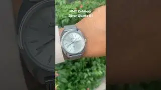 Hmt Kohinoor Quartz B1-Silver #hmt #watch #hmtwatches #luxurywatches #fashion #kohinoor  #review
