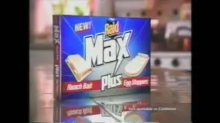 Raid Max Roach Bait Plus Egg Stoppers Commercial 1994