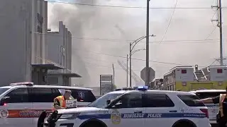 Firefighters extinguish 3-alarm building fire in Mapunapuna