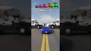 Lego police cars vs Big & Small Cars