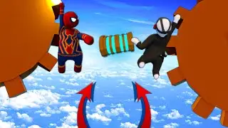 КООПЕРАТИВНОЕ ПРОХОЖДЕНИЕ АДСКИХ Уровней ! ЖЁСТКИЙ КВЕСТ В HUMAN FALL FLAT !