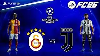 FC 26 - Galatasaray vs. Juventus - UEFA Champions League 25/26 PlayOff Full Match | PS5&trade; Pro [4K60]