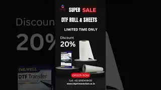 DTF roll and sheets | Order Now!