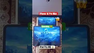 iPad Pro M5 pubg test vs iphone 16/17 Pro Max PUBG/BGMI Game Test  #viral #pubg #shorts 🥲#bgmi 🔥
