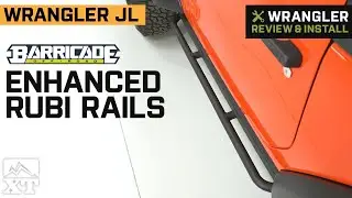 Jeep Wrangler JL 2-Door Barricade Enhanced Rubi Rails - Textured Black Review & Install