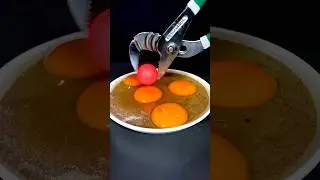 1000&deg;C RHCB Fireball vsEggs #satisfying #experiment #science #asmrsounds