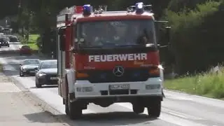 LF + TLF der  Feuerwehr Beckeln + Stv. GBM der SG Harpstedt auf Einsatzfahrt zur &Uuml;bung in Harpstedt 