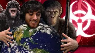 QUE le PASAR&Iacute;A al MUNDO si nos DOMINARAN los MONOS | Plague inc.