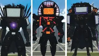 Astrol hydra titan vs All multiverse man,tvman, speakerman ! Minecraft mod battle