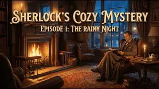 Rainy Night at 221B Baker Street | Sherlock Holmes Mystery Sleep Story EP1 🌧️🔥