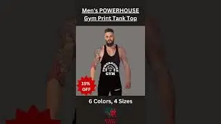 Men's Tank Tops | Muscle Tops | Gym Wear | Activewear | Bodybuilding | Fitness | Sportswear