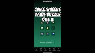 8 October 2025 Spell Wallet Daily Puzzle | Daily Combo Today #spellwalletdailycombo