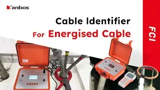 On-site Application: Cable identifier for energised cable