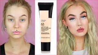 NEW & VEGAN! The Body Shop Matte Clay Clarifying Foundation | Wear Test, First Impression