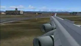 747-400 emergency landing double engine failure