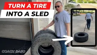 DIY Tire Sled for Strength Training | Easy & Cheap Lower Body Workout Tool