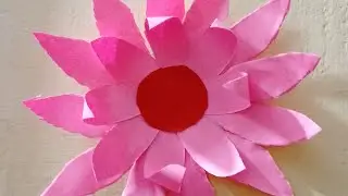 #&hearts;️Paper flower making ideas#paper work#paper videos paper se phool kaise banate hain#arts craft❤️ 