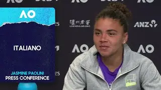 Jasmine Paolini Press Conference in Italiano | Australian Open 2026 Third Round