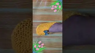Easy Knitted Baby Socks for Beginners | How to Knit Baby Socks at Home #shorts #babybooties #moja