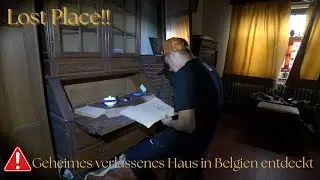 ‼️Geheimes verlassenes Haus in Belgien entdeckt! 😲 Lost Place & mystische Atmosph&auml;re‼️